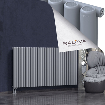 Mati Aluminium Radiator 1000x2068 Grey Bottom Left 50mm