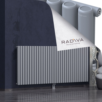Mati Aluminium Radiator 1000x2438 Grey Bottom Middle 50mm