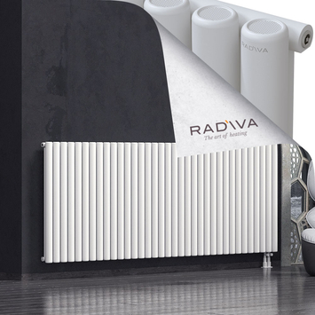 Mati Aluminium Radiator 1000x2586 White Bottom Right 50mm