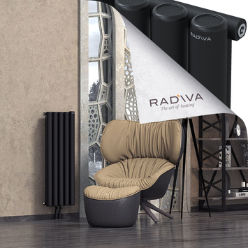 Mati Aluminium Radiator 1000x366 Black Bottom Middle 50mm