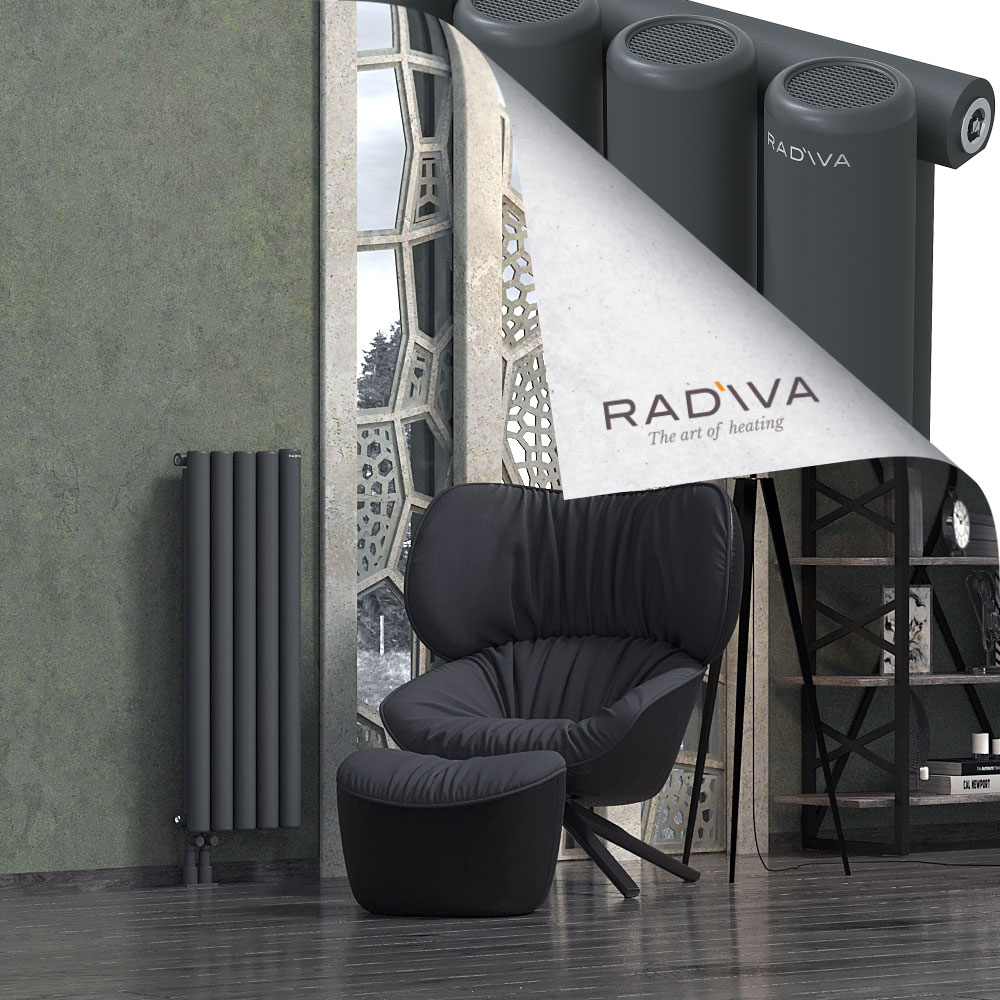 Mati Aluminium Radiator 1000x366 Dark Anthracite - 3