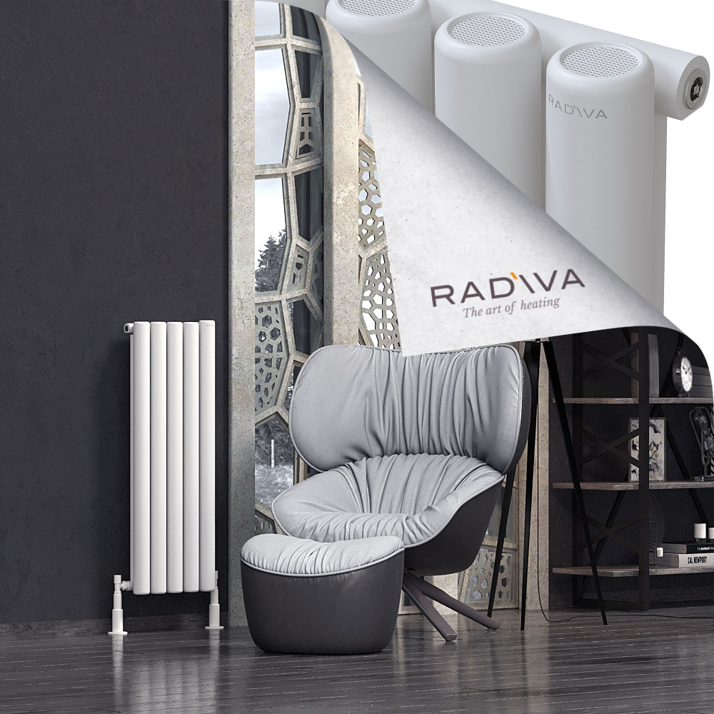 Mati Aluminium Radiator 1000x366 White - 1
