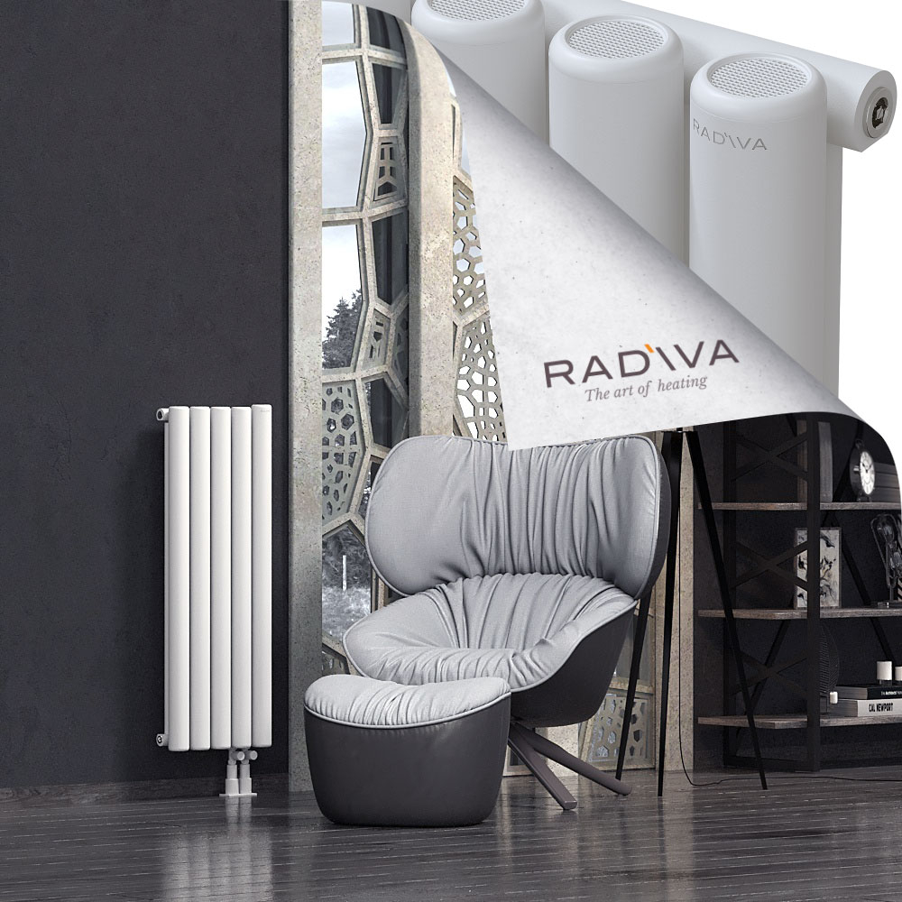 Mati Aluminium Radiator 1000x366 White - 4