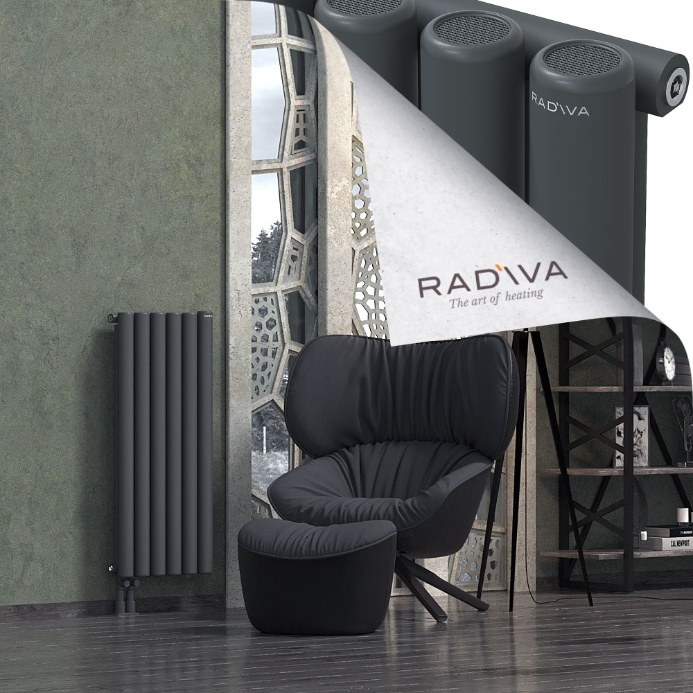 Mati Aluminium Radiator 1000x440 Dark Anthracite - 3