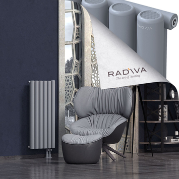 Mati Aluminium Radiator 1000x440 Grey Bottom Right 50mm