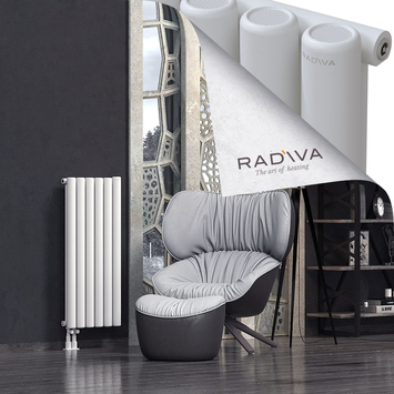 Mati Aluminium Radiator 1000x440 White Bottom Left 50mm