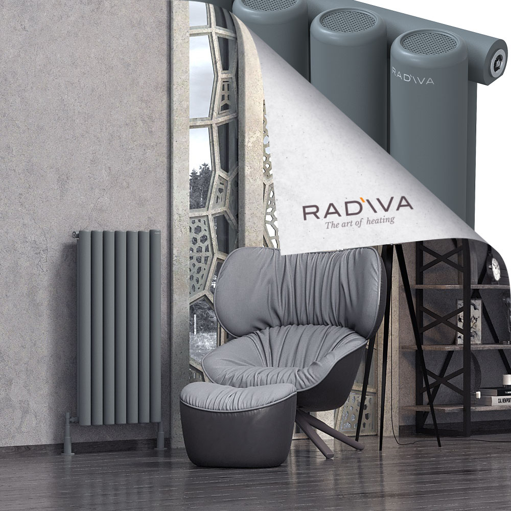 Mati Aluminium Radiator 1000x514 Anthracite - 1