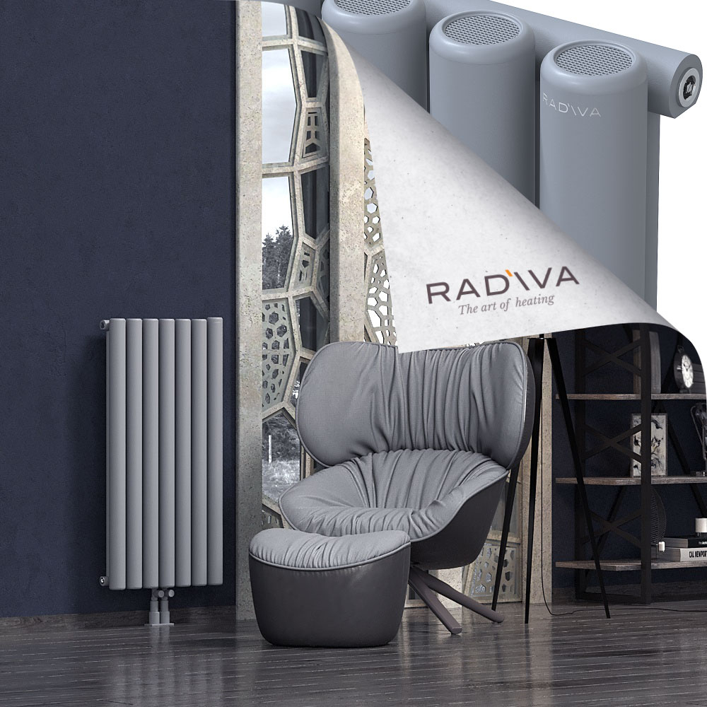 Mati Aluminium Radiator 1000x514 Grey - 2