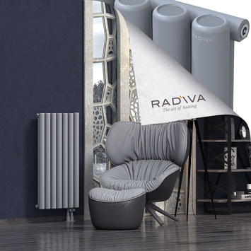 Mati Aluminium Radiator 1000x514 Grey Bottom Right 50mm