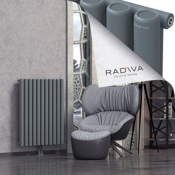 Mati Aluminium Radiator 1000x810 Anthracite Bottom Middle 50mm