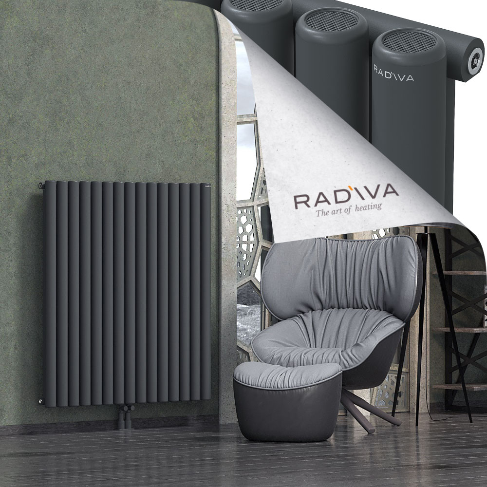 Mati Aluminium Radiator 1200x1106 Dark Anthracite - 2