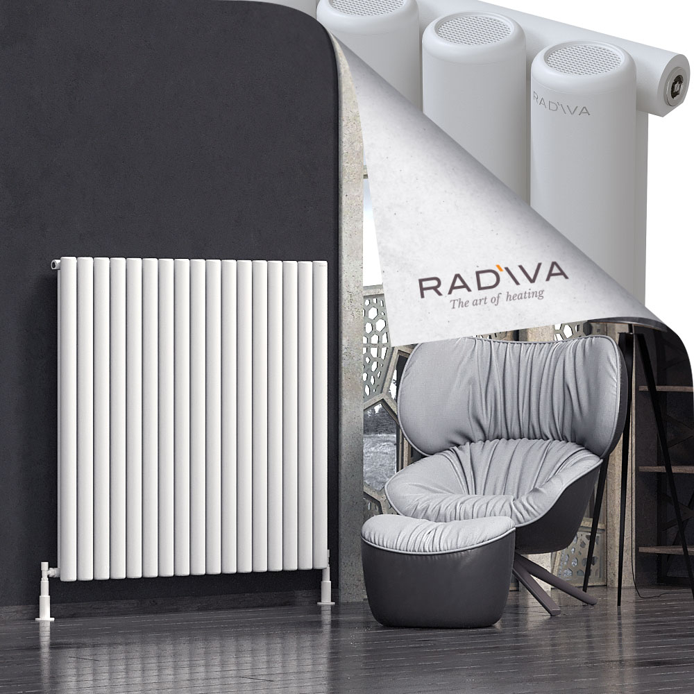 Mati Aluminium Radiator 1200x1254 White - 1