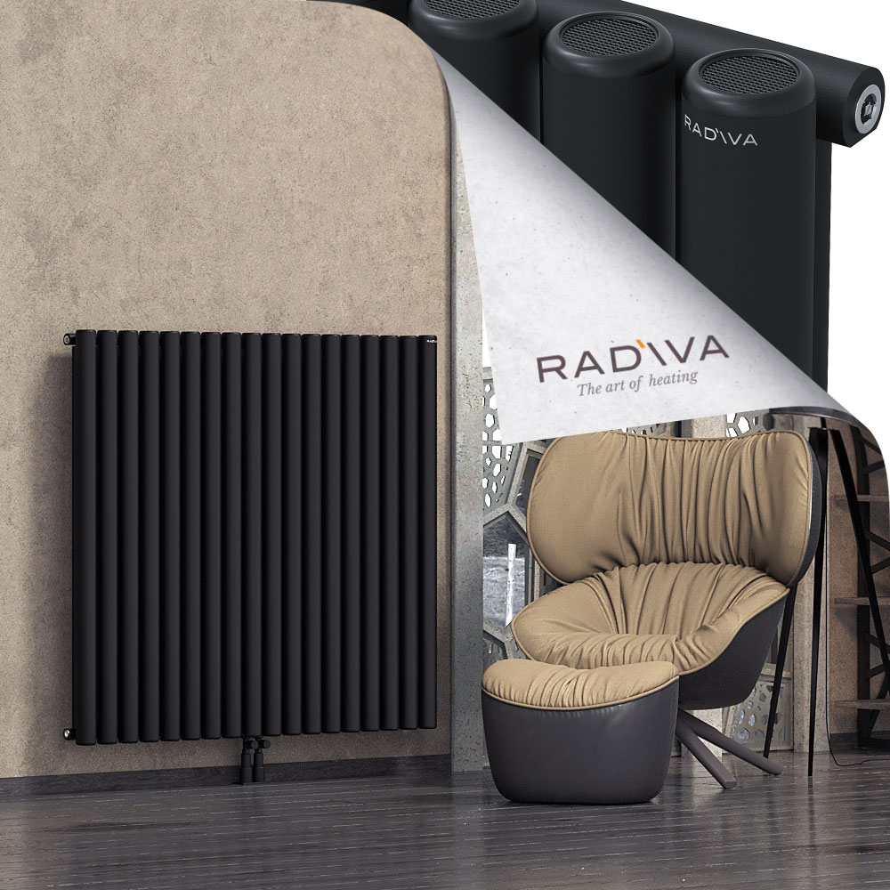 Mati Aluminium Radiator 1200x1328 Black - 2