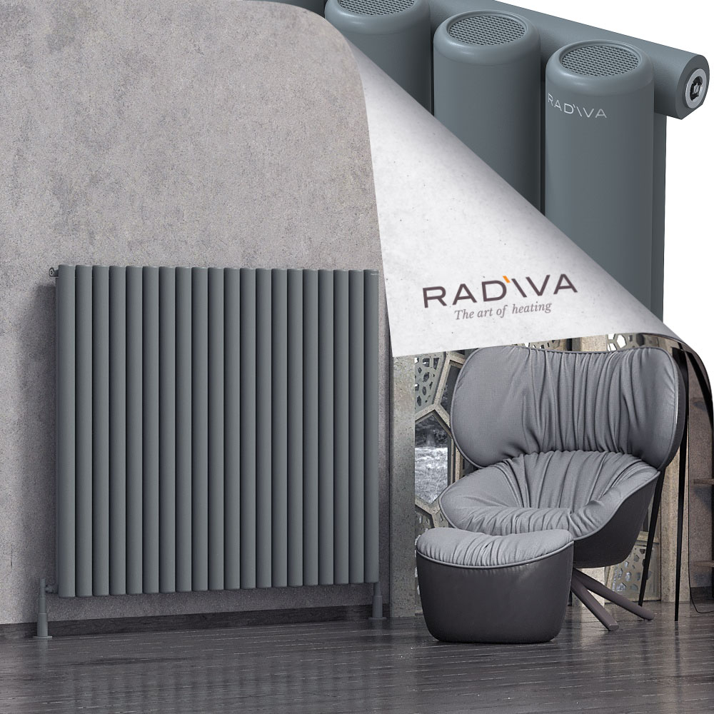 Mati Aluminium Radiator 1200x1476 Anthracite - 1