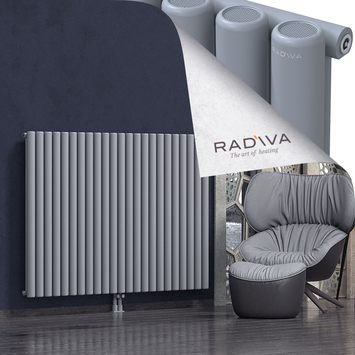 Mati Aluminium Radiator 1200x1698 Grey Bottom Middle 50mm