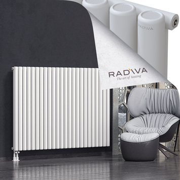 Mati Aluminium Radiator 1200x1772 White Bottom Left 50mm