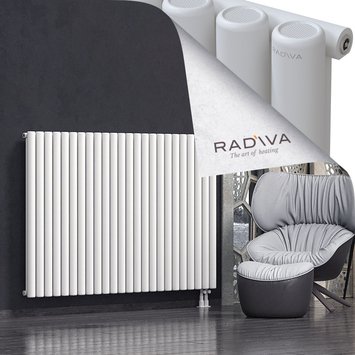 Mati Aluminium Radiator 1200x1772 White Bottom Right 50mm