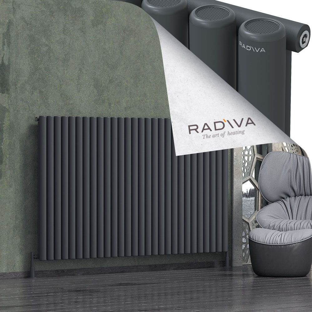 Mati Aluminium Radiator 1200x2068 Dark Anthracite - 1