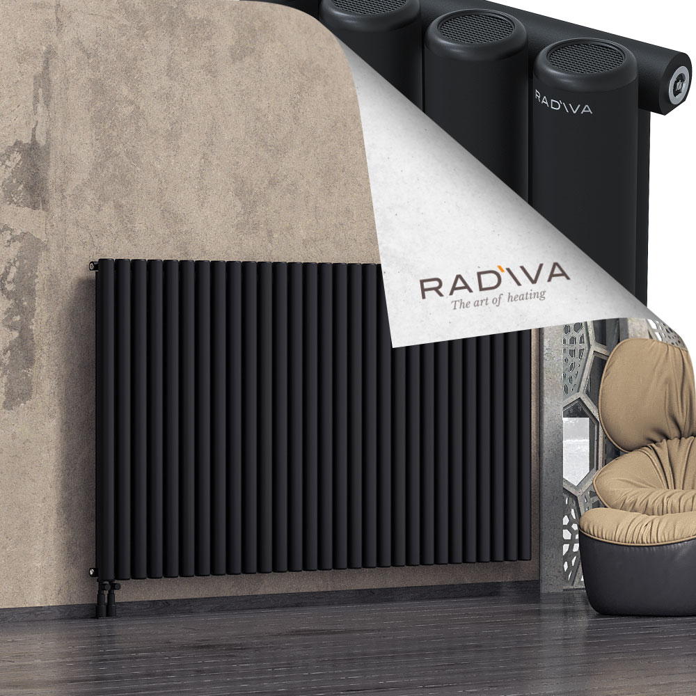 Mati Aluminium Radiator 1200x2142 Black - 3