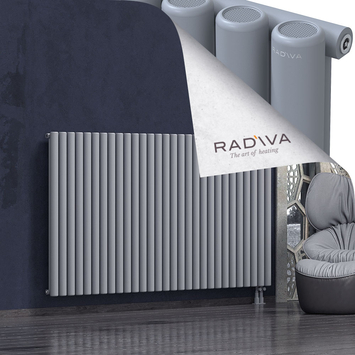 Mati Aluminium Radiator 1200x2142 Grey Bottom Right 50mm