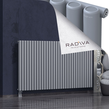 Mati Aluminium Radiator 1200x2364 Grey Bottom Left 50mm