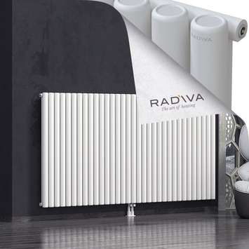 Mati Aluminium Radiator 1200x2438 White Bottom Middle 50mm