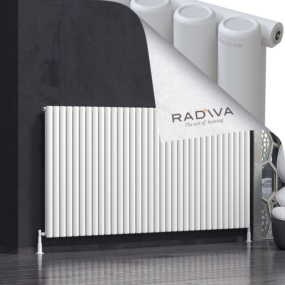 Mati Aluminium Radiator 1200x2512 White - 1