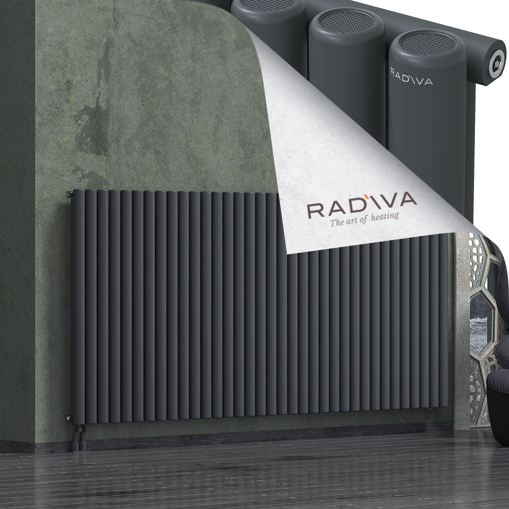 Mati Aluminium Radiator 1200x2586 Dark Anthracite - 3
