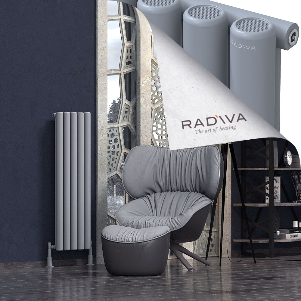 Mati Aluminium Radiator 1200x366 Grey - 1