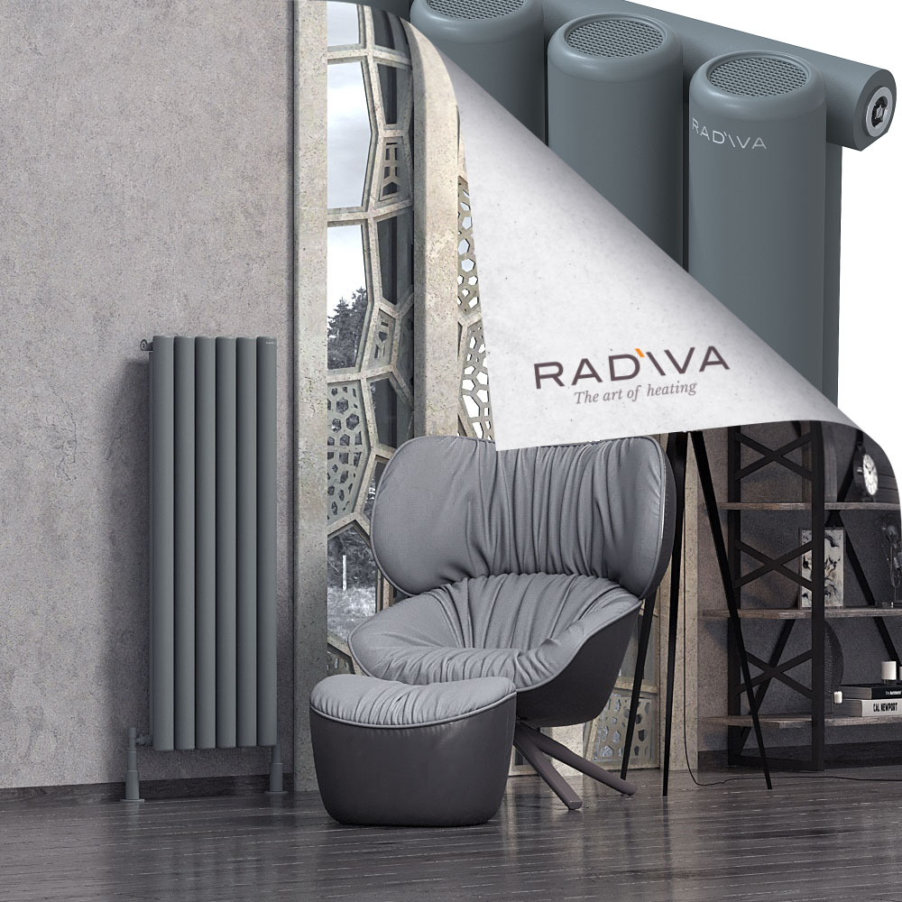 Mati Aluminium Radiator 1200x440 Anthracite - 1