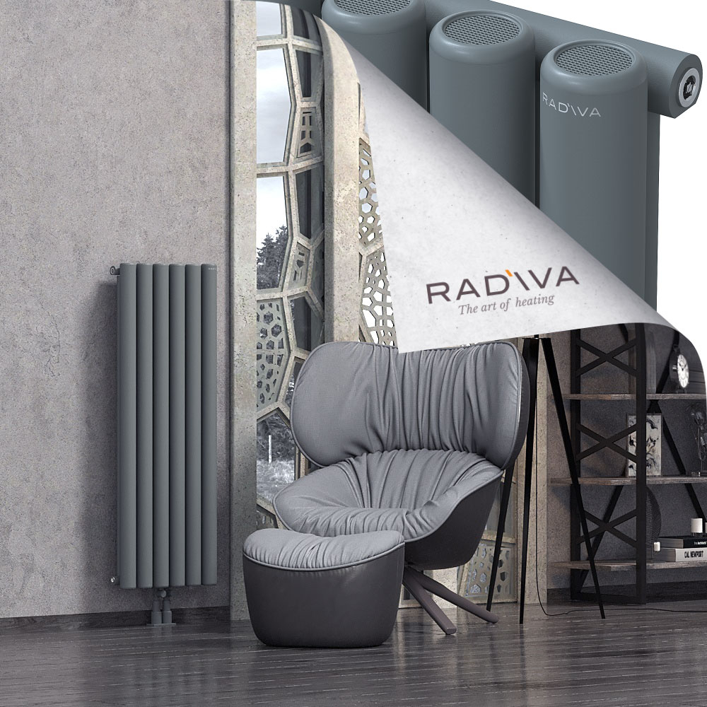 Mati Aluminium Radiator 1200x440 Anthracite - 2