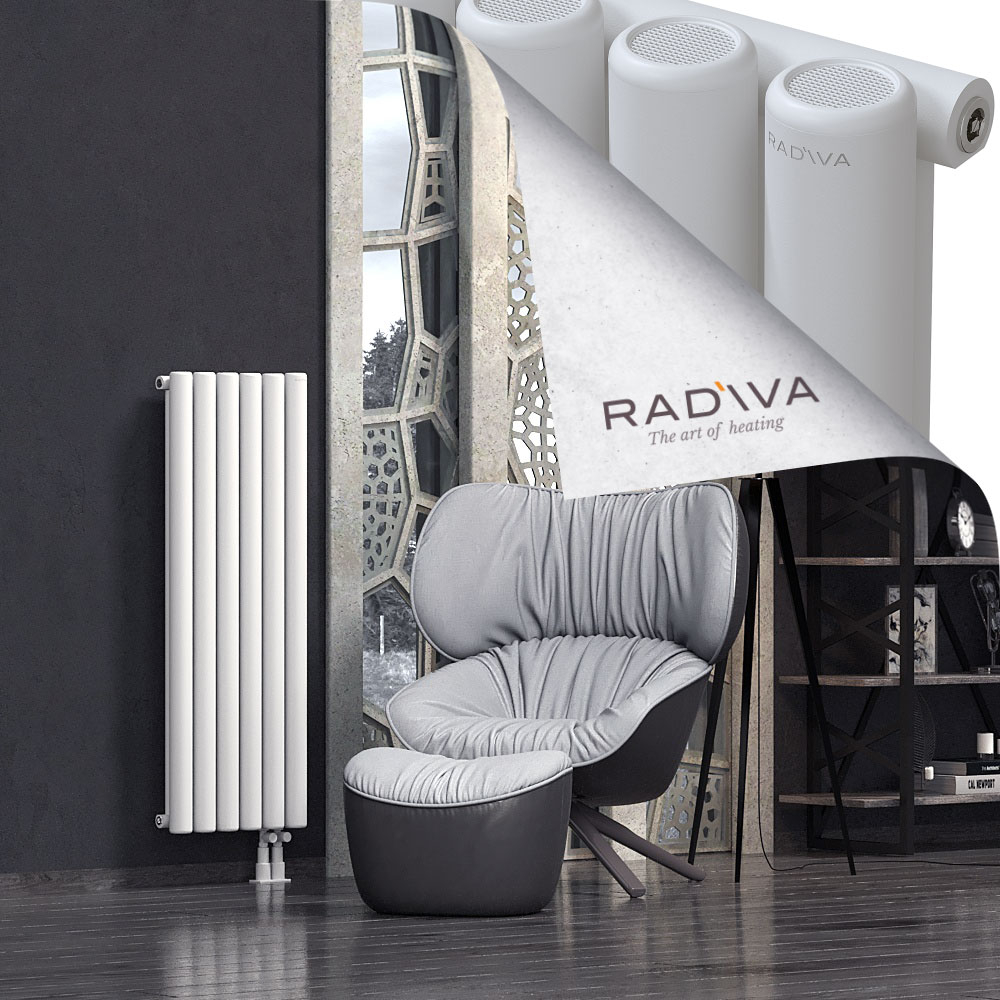 Mati Aluminium Radiator 1200x440 White - 4