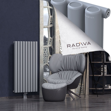 Mati Aluminium Radiator 1200x662 Grey Bottom Middle 50mm