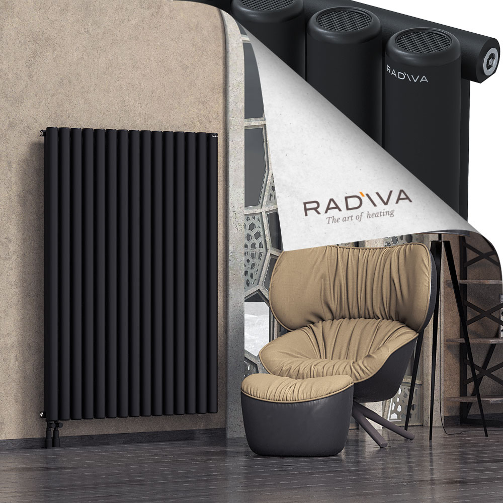 Mati Aluminium Radiator 1500x1106 Black - 3