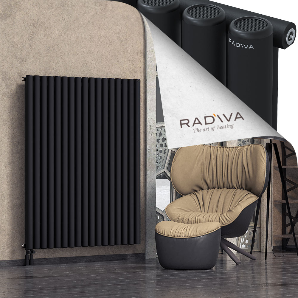 Mati Aluminium Radiator 1500x1254 Black - 3