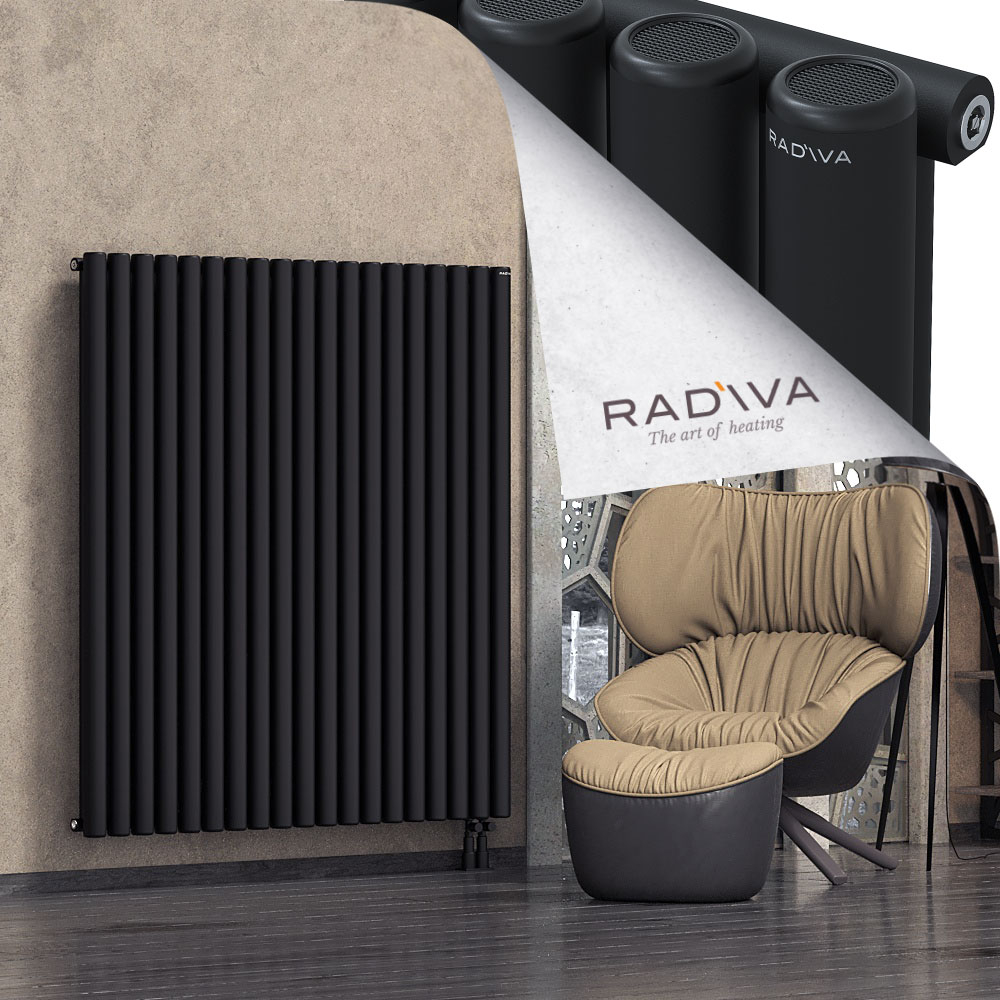 Mati Aluminium Radiator 1500x1402 Black - 4
