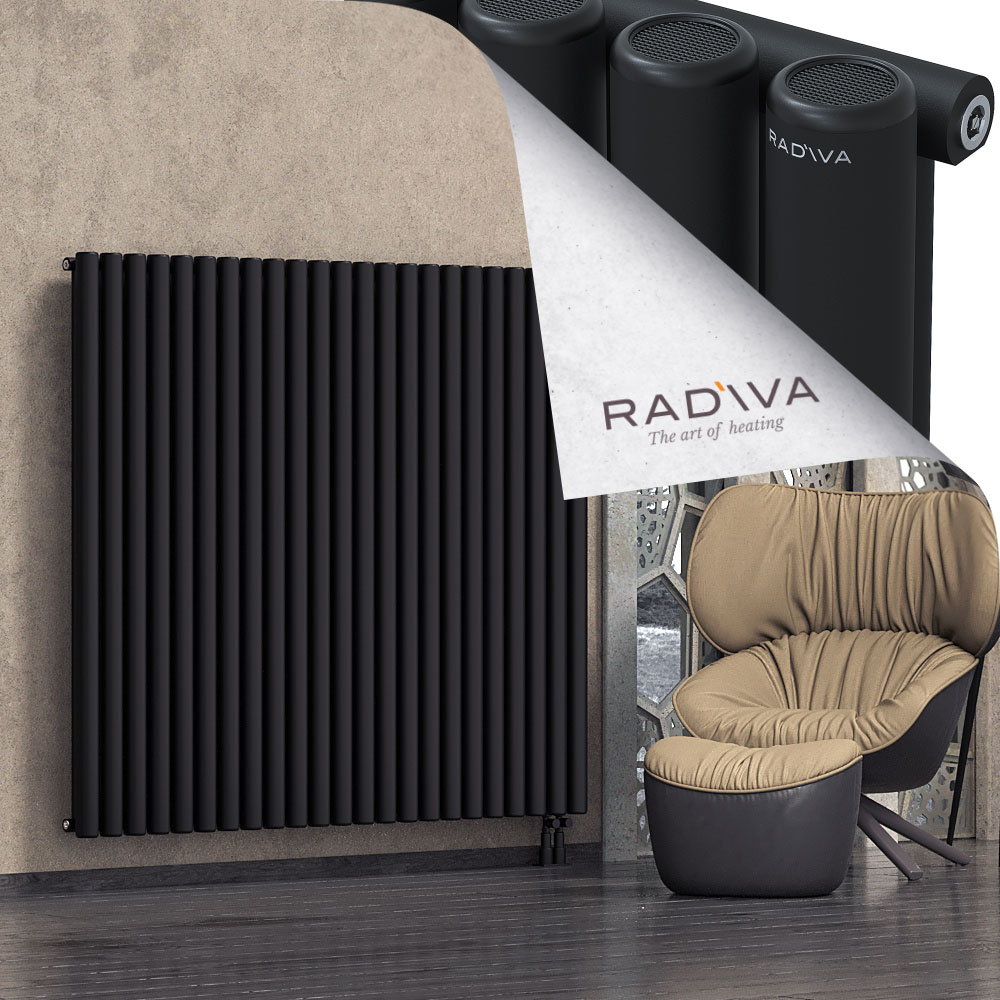 Mati Aluminium Radiator 1500x1698 Black - 4