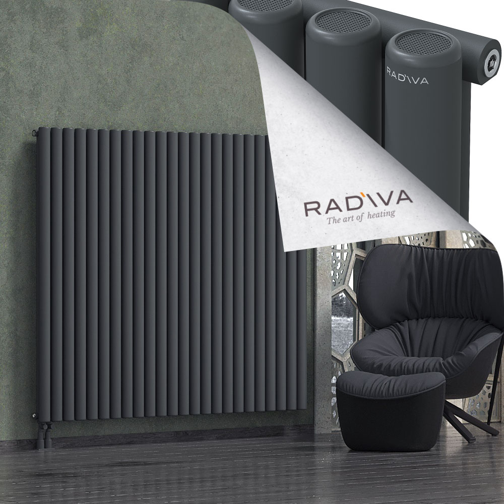 Mati Aluminium Radiator 1500x1772 Dark Anthracite - 3