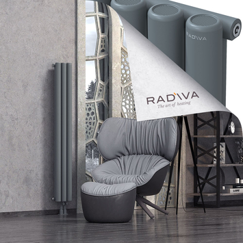 Mati Aluminium Radiator 1500x218 Anthracite Bottom Right 50mm