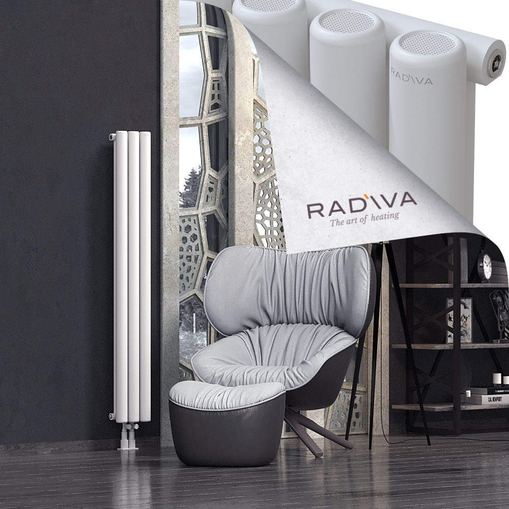 Mati Aluminium Radiator 1500x218 White - 2