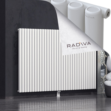 Mati Aluminium Radiator 1500x2438 White Bottom Middle 50mm