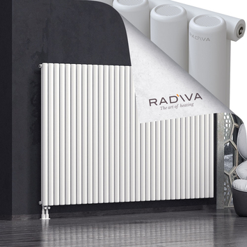 Mati Aluminium Radiator 1500x2438 White Bottom Left 50mm