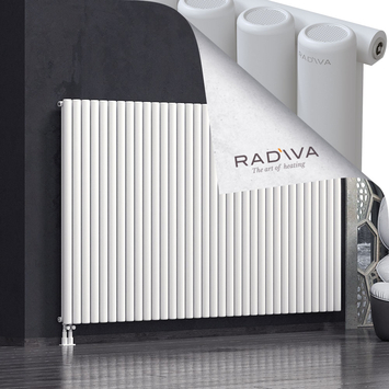 Mati Aluminium Radiator 1500x2512 White Bottom Left 50mm