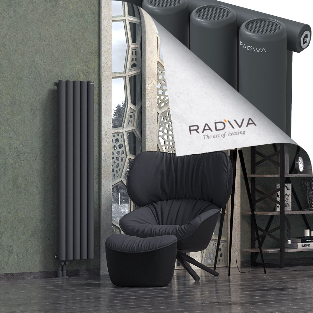 Mati Aluminium Radiator 1500x366 Dark Anthracite - 3