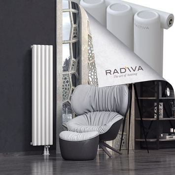 Mati Aluminium Radiator 1500x366 White Bottom Right 50mm