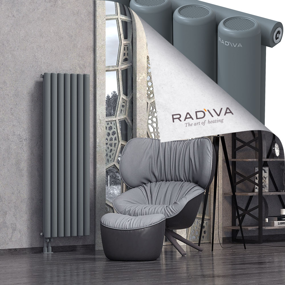 Mati Aluminium Radiator 1500x514 Anthracite - 3