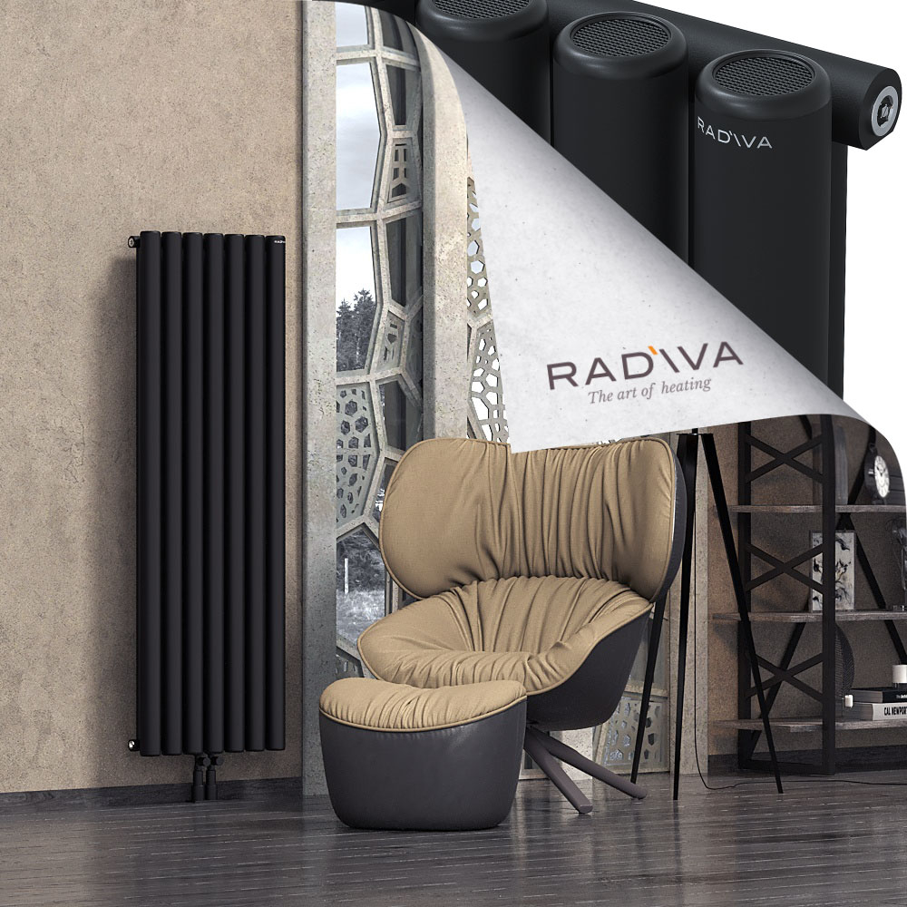 Mati Aluminium Radiator 1500x514 Black - 2