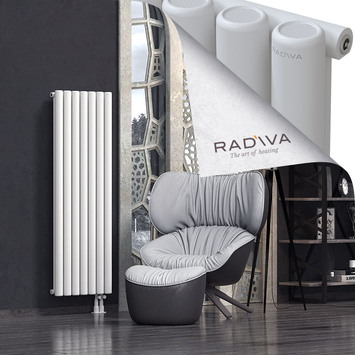 Mati Aluminium Radiator 1500x514 White Bottom Right 50mm