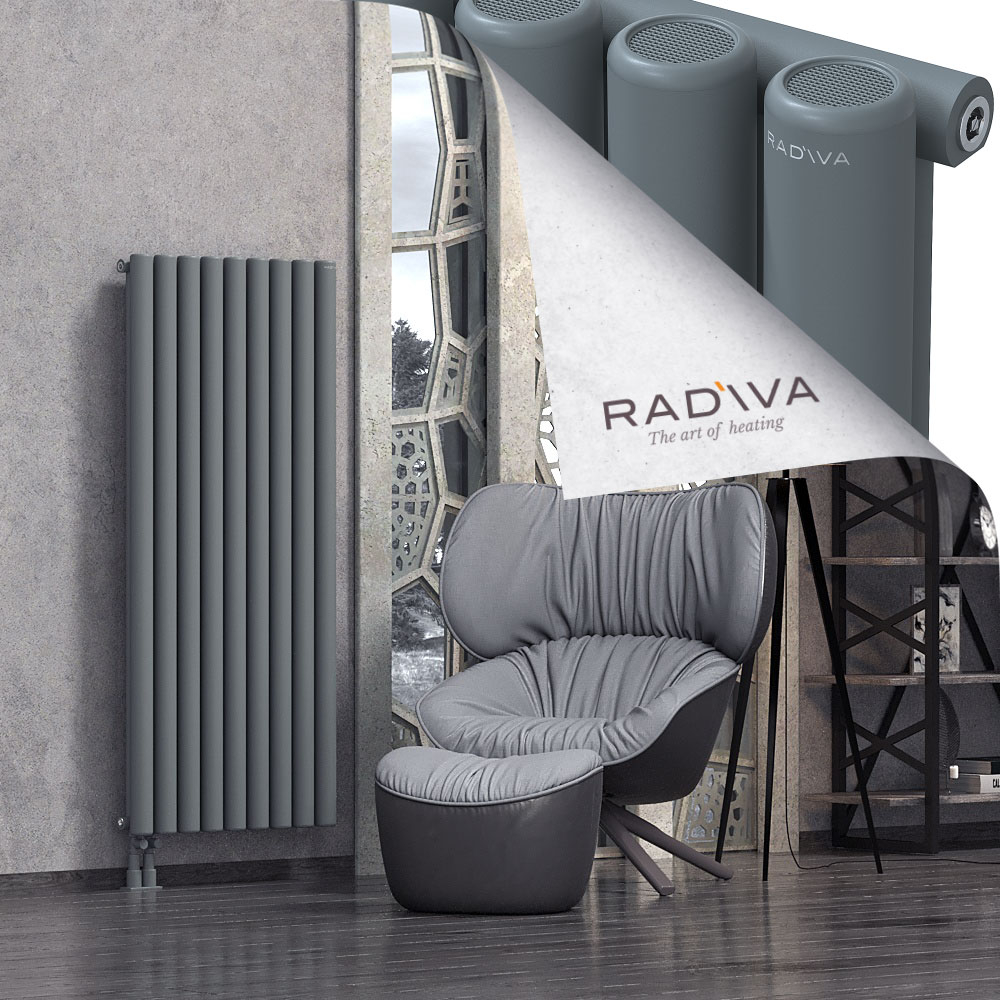 Mati Aluminium Radiator 1500x662 Anthracite - 3