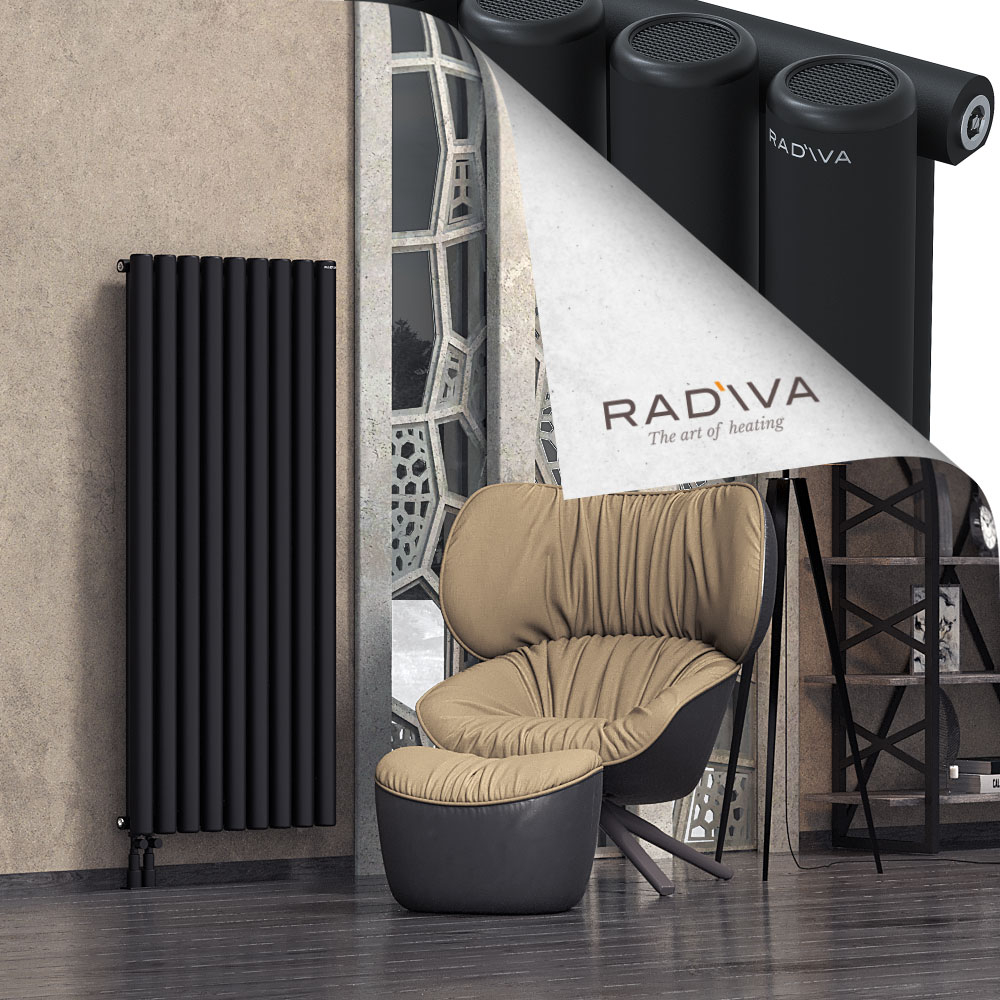 Mati Aluminium Radiator 1500x662 Black - 3